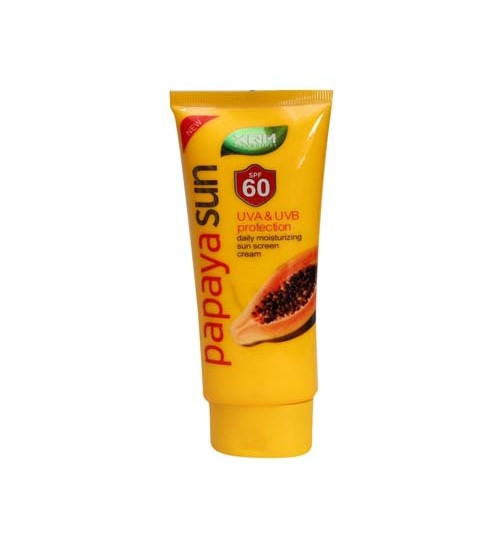 XQM Papaya Sun With Vitamin C Serum Mositurizing Sunscreen SPF60 100g